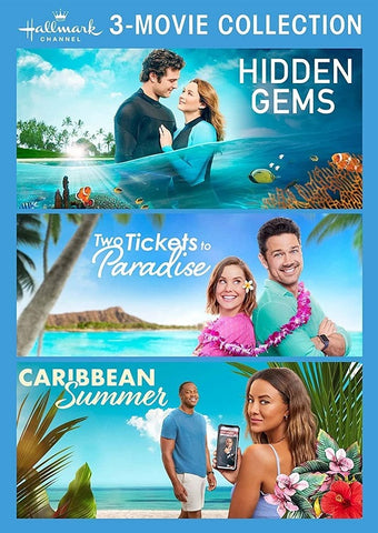 Hidden Gems + Two Tickets to Paradise + Caribbean Summer Hallmark Channel 2 DVD