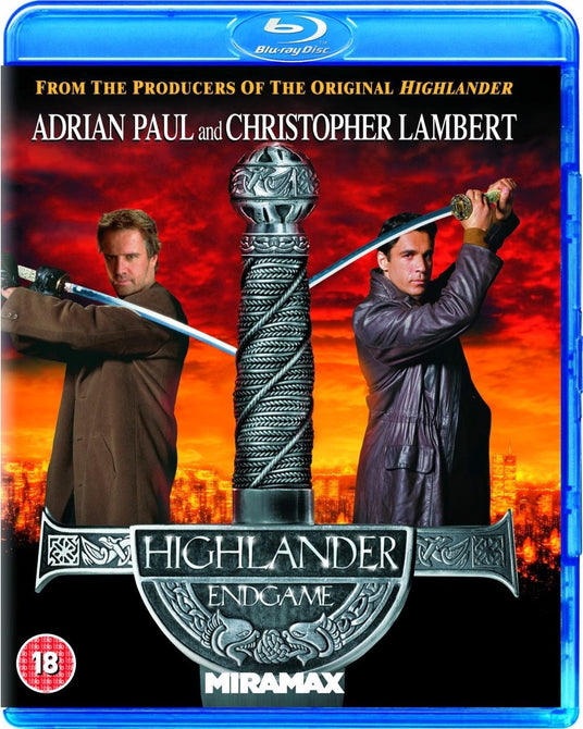 Highlander Endgame (Adrian Paul Christopher Lambert) Region B Blu-ray