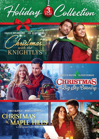 Holiday 3 Film Collection Christmas In Maple Hills + In Big Sky Country New DVD