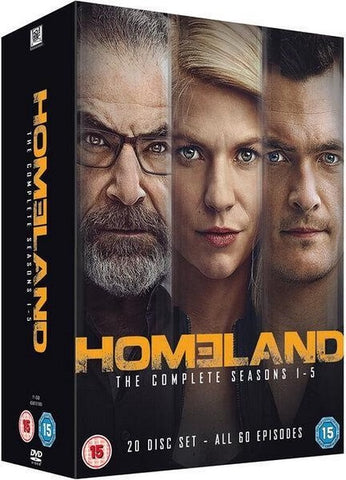 Homeland The Complete Season 1 - 5 Series 1 2 3 4 5 20xDiscs New Region 4 DVD
