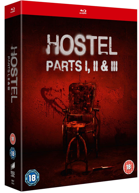 Hostel Trilogy Parts I II III 1 2 3 One Two Three  New Region B Blu-ray