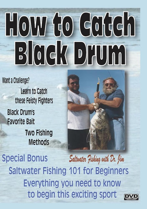 How To Catch Black Drum And Fishing 101 For Beginners & New DVD Presale