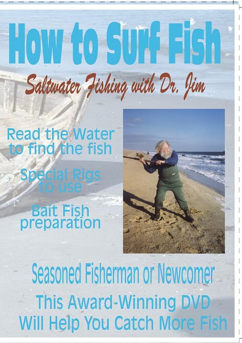 How To Surf Fish (Dr. Jim Wright Bill Hall) New DVD Presale