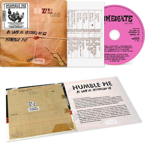 Humble Pie As Safe as Yesterday Is New CD Presale