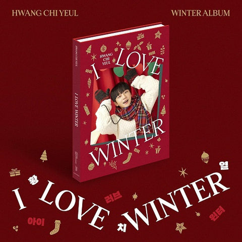 Hwang Chi Yeul I Love Winter CD + Sticker + Photo Book + Photos + Photo Cards