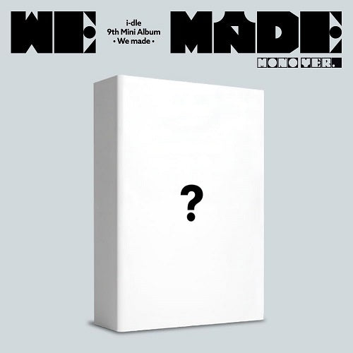 I-Dle We made Mono ver I Dle New CD + Sticker + Stickers + Booklet Presale