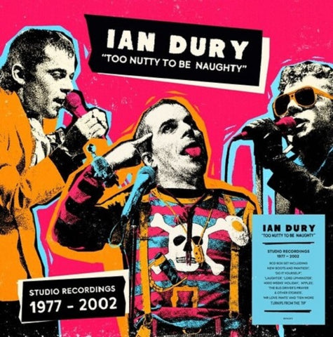 Ian Dury Too Nutty to Be Naughty 9 Disc New CD Box Set Presale