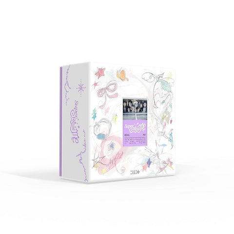 ILLIT 1st Mini Album SUPER REAL ME [REAL ME Ver.] New CD + Sticker Magnet Photos