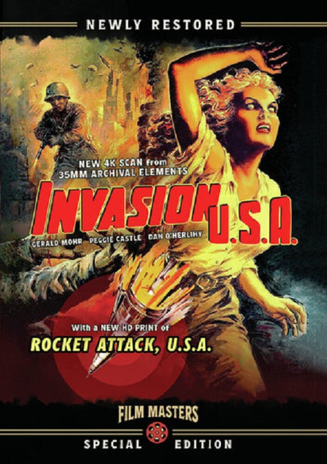 Invasion USA 1952 + Rocket Attack USA 1960 New Blu-ray Presale