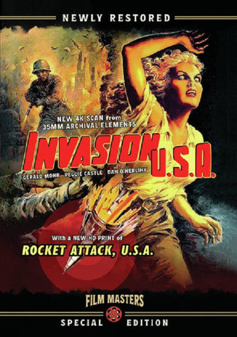 Invasion USA 1952 + Rocket Attack USA 1960 New Blu-ray Presale