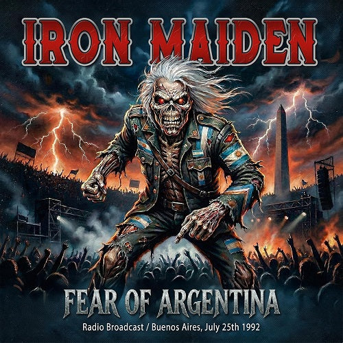 Iron Maiden Fear of argentina New CD Presale