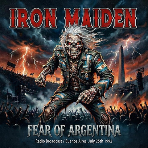Iron Maiden Fear of argentina New CD Presale