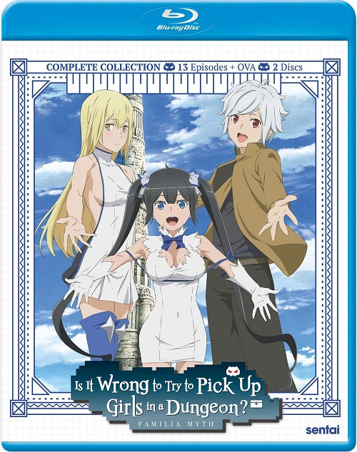 Is It Wrong To Try To Pick Up Girls In A Dungeon Season 1 One Blu-ray Presale
