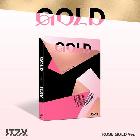 ITZY Gold Light Rose Gold Ver New CD