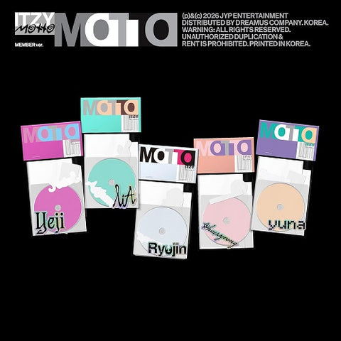 ITZY Motto Member Version New CD Presale