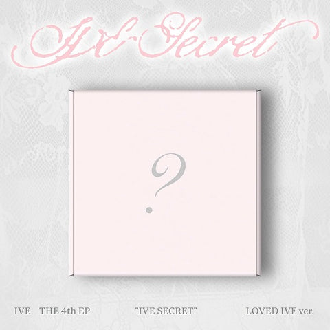 Ive Secret Loved Ive Version New CD + Sticker + Photo Book + Photo Presale