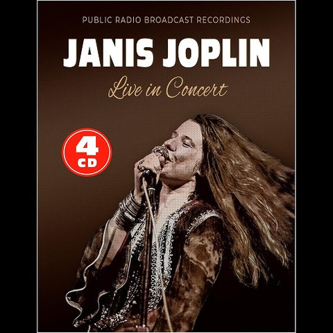 Janis Joplin Live In Concert Radio Broadcasts 1967-1969 1967 1969 4 Disc New CD