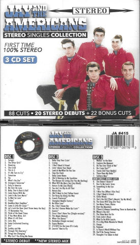 Jay & the Americans Stereo Singles Collection And 3 Disc New CD