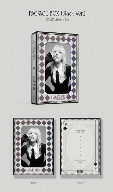 Jeon Somi Game Plan (Black Boxset) New CD + Sticker Photos Photo Cards Poster