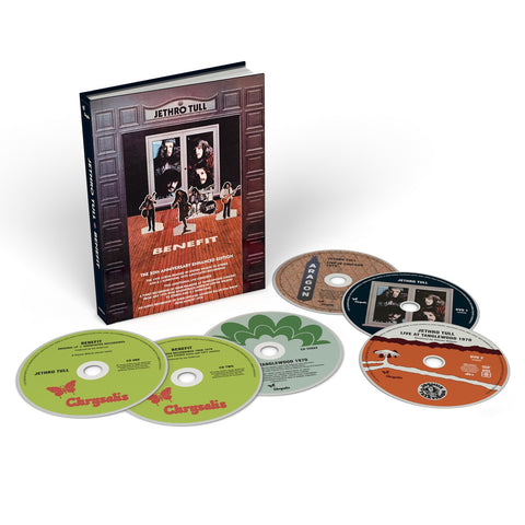 Jethro Tull Benefit The 50th Anniversary Enhanced Edition 6xDiscs + Book CD