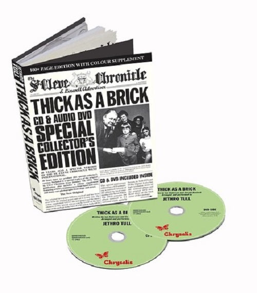 Jethro Tull Thick As A Brick 40th Anniversary Special Edition 2 Disc New CD