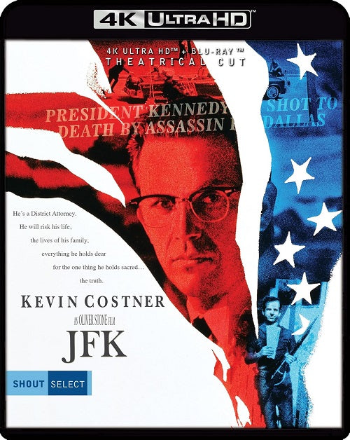 JFK (Kevin Costner Kevin Bacon Tommy Lee Jones) 4K Ultra HD Blu-ray Presale