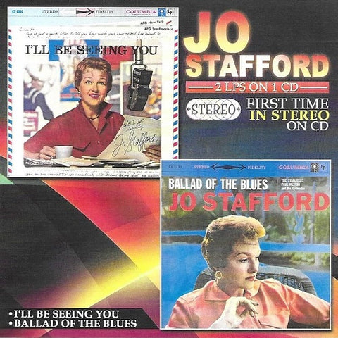 Jo Stafford 2 LPs On 1 CD Two One New CD Presale