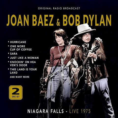 Joan Baez & Bob Dylan Niagara Falls live 1975 And 2 Disc New CD Presale