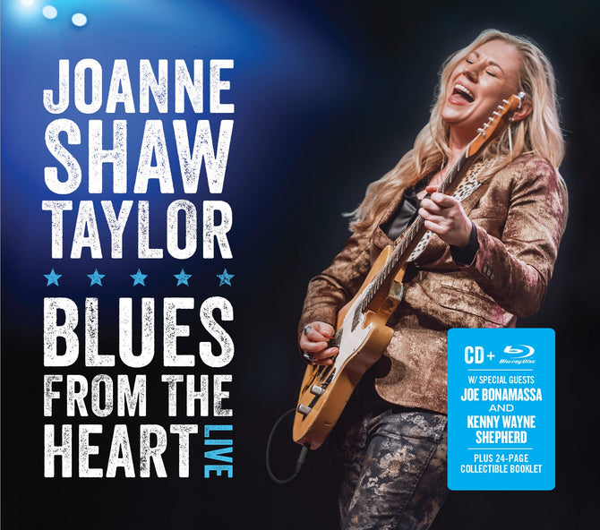 Joanne Shaw Taylor Blues from the Heart Live - 2xDiscs CD + Blu-ray + Booklet