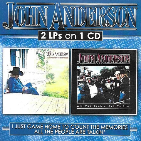 John Anderson 2 LPs On 1 CD Two One New CD Presale