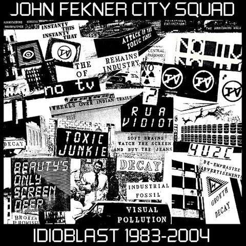 John Fekner City Squad Idioblast 1983-2004 1983 2004 2 Disc New CD