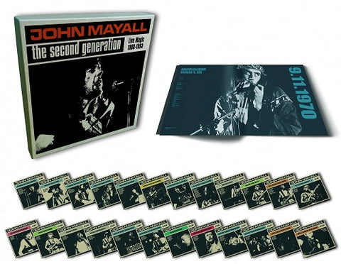 John Mayall The Second Generation 30 Disc New CD Box Set Presale