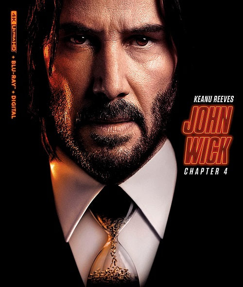 John Wick Chapter 4 (Keanu Reeves Donnie Yen) Four New Blu-ray + DVD + Digital