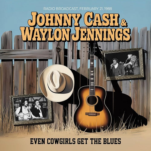 JOHNNY CASH WAYLON JENNINGS Even Cowgirls Get The Blues Live 1988 CD Presale