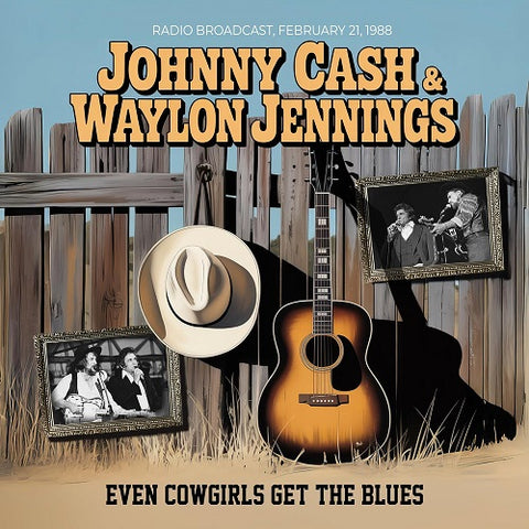 JOHNNY CASH WAYLON JENNINGS Even Cowgirls Get The Blues Live 1988 CD Presale