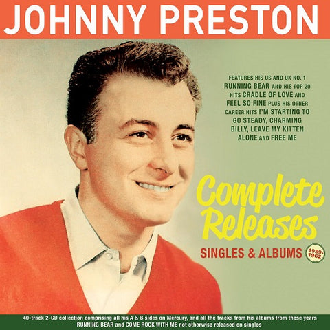 Johnny Preston Complete Releases Singles & Albums 1959 62 And 2 Disc CD Presale
