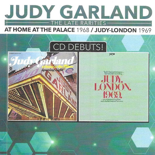 Judy Garland Late Rarities At Home At The Palace 1968 Judy London 1969 New CD