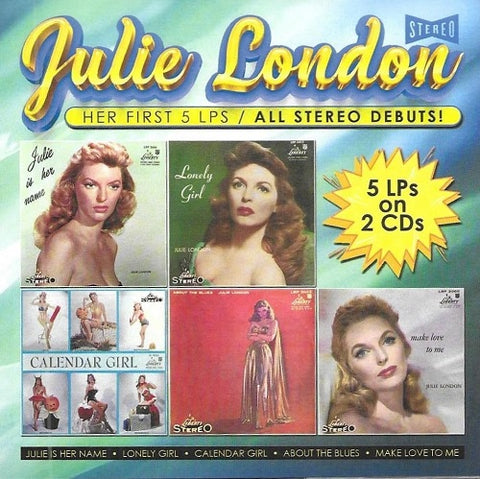 Julie London Her First 5 LPs Five 2 Disc New CD