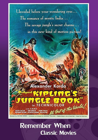 Jungle Book (Sabu Joseph Calleia John Qualen Rosemary DeCamp) New DVD