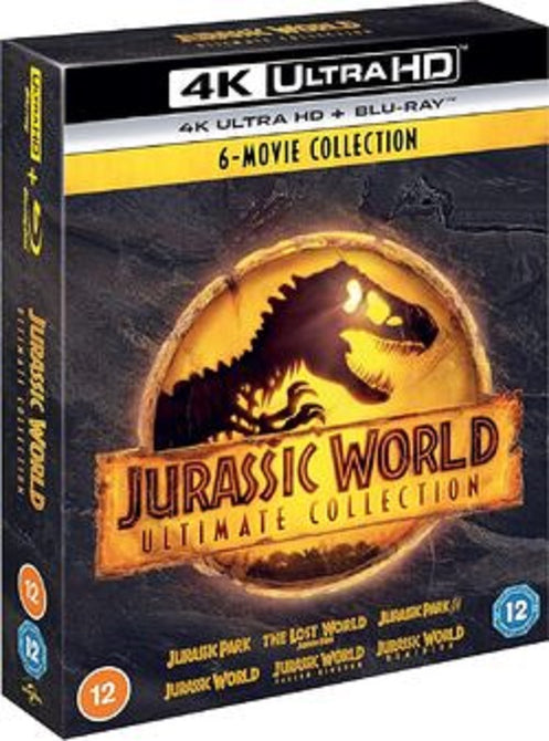 Jurassic World Ultimate Collection 6 Films New 4K Ultra HD Blu-ray