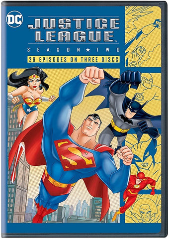 Justice League Of America Season 2 Series Two Second New Region 4 DVD
