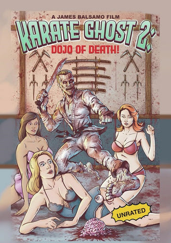 Karate Ghost 2 Dojo Of Death (James Balsamo Bam Margera) Two New DVD