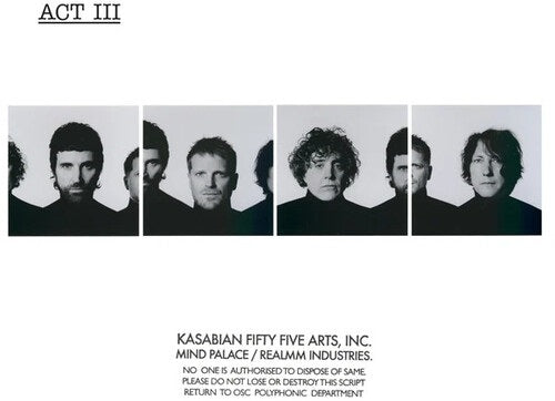 Kasabian ACT III 3 Three New CD Presale