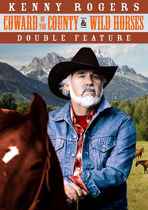 Kenny Rogers Double Feature Coward of the County + Wild Horses New DVD