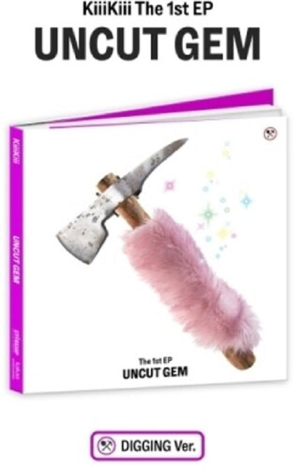 KIIIKIII Uncut Gem Digging Version CD + Photo Book + Photo + Photo Card Presale
