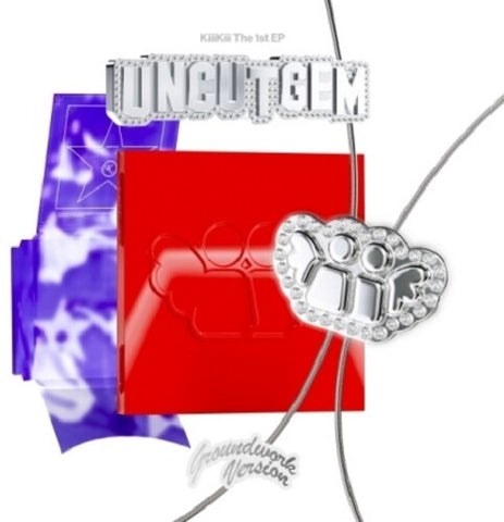 KIIIKIII Uncut Gem Groundwork Version CD + Puzzle + Sticker Photo Book Presale