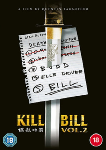 Kill Bill Volume 2 (Uma Thurman David Carradine Daryl Hannah) Vol Two New DVD