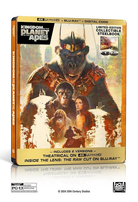 Kingdom Of The Planet Of The Apes Limited Edition 4K Ultra HD Steelbook
