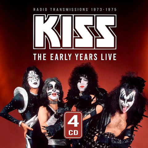 KISS The Early Years Live 1973-1975 1973 1975 4 Disc New CD Box Set Presale