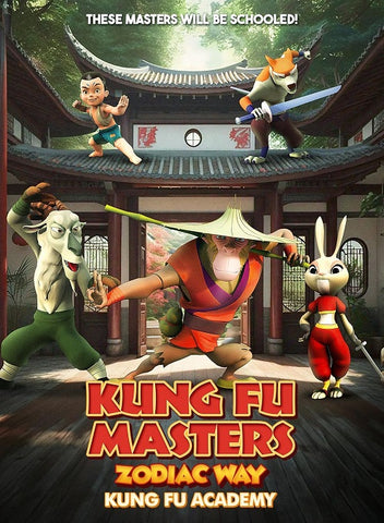 Kung Fu Masters Zodiac Way Kung Fu Academy (Ben Bostick) New DVD Presale